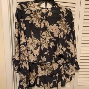 Floral kimono cardigan